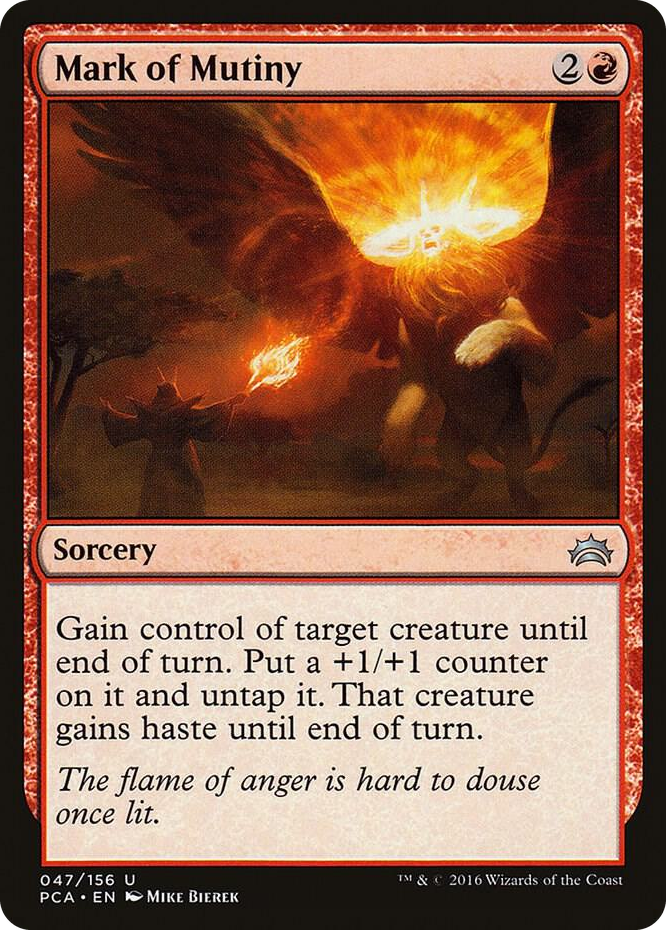 Mark of Mutiny #47 U - Planechase Anthology Pokemon card