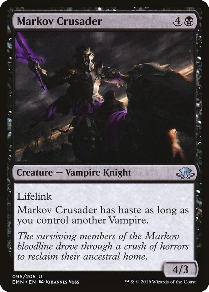 Markov Crusader #95 U - Eldritch Moon Pokemon card