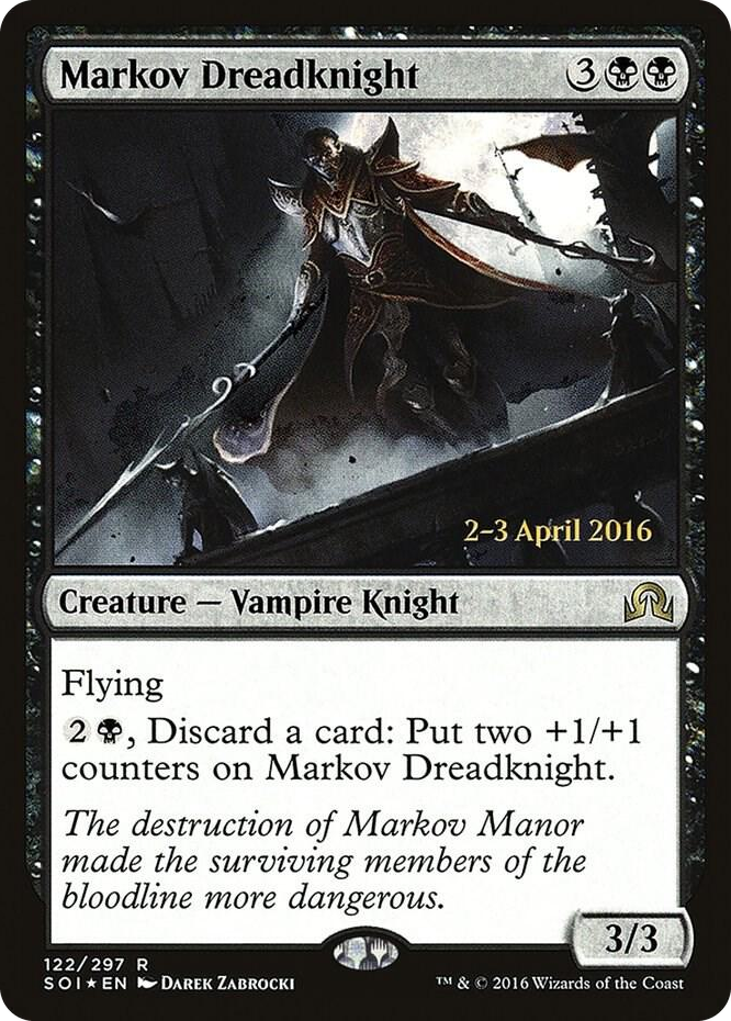 Markov Dreadknight #122 R - Prerelease Cards Pokemon card