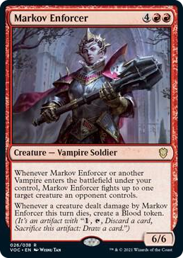0026 Markov Enforcer R Commander: Innistrad: Crimson Vow