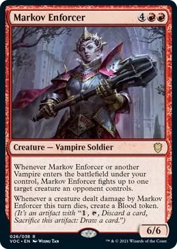 0026 Markov Enforcer R Commander: Innistrad: Crimson Vow