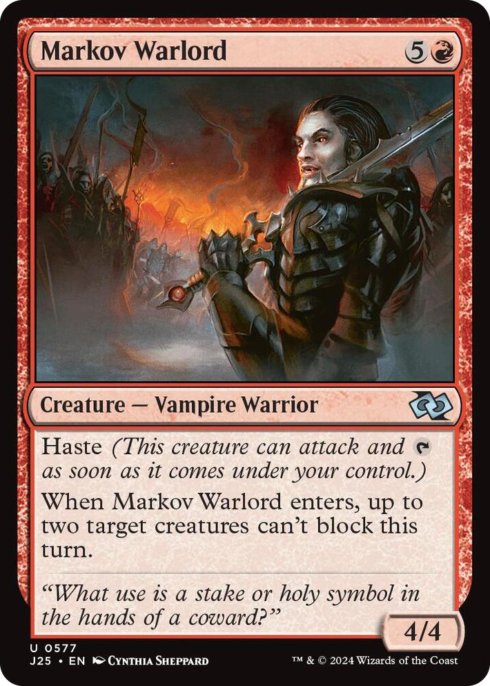 0577 Markov Warlord U Foundations Jumpstart