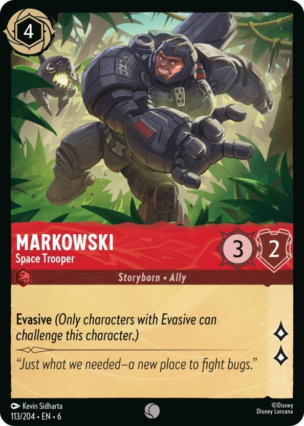 0113 Markowski - Space Trooper Common Azurite Sea