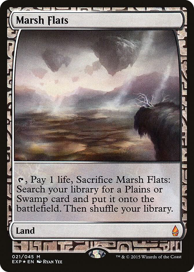 Marsh Flats #21 M - Zendikar Expeditions Pokemon card