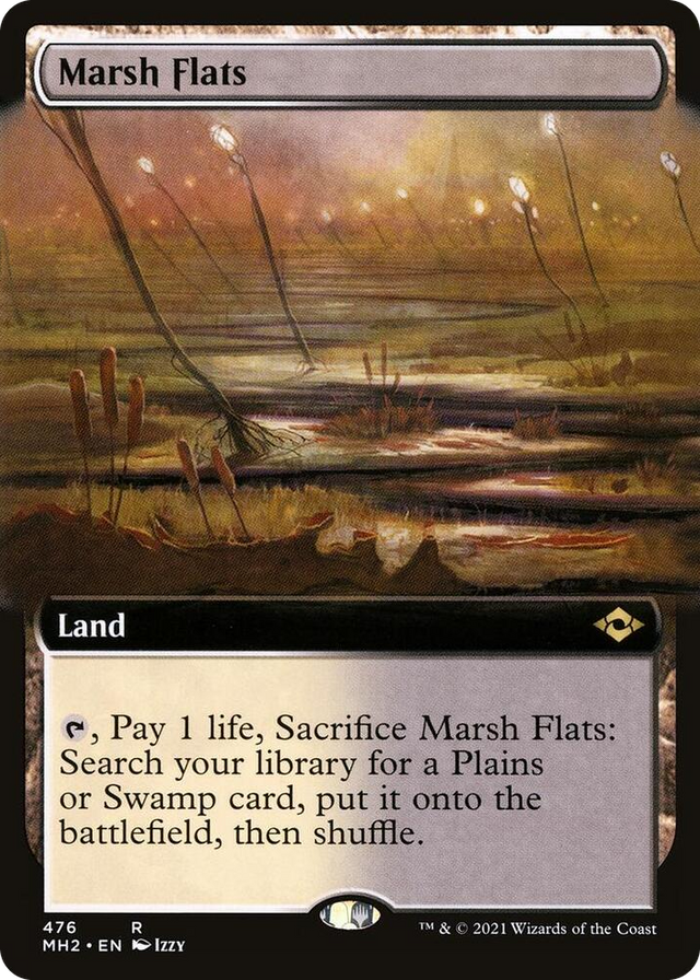 0476 Marsh Flats (Extended Art) R Modern Horizons 2