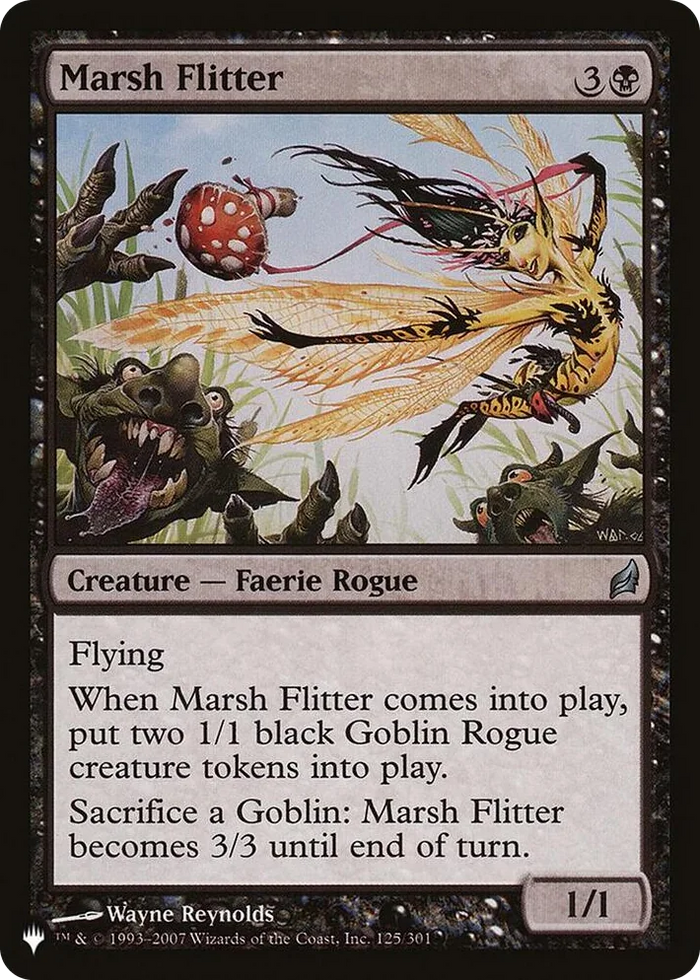 0125 Marsh Flitter U The List Reprints
