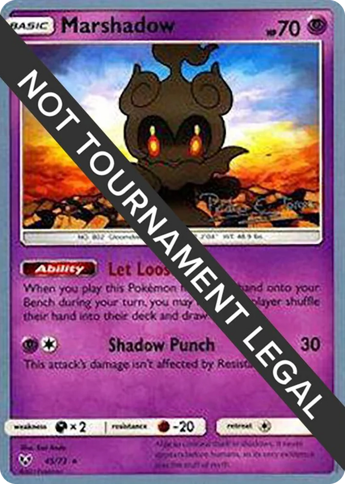 0045 Marshadow - 2018 (Pedro Eugenio Torres) Rare World Championship Decks
