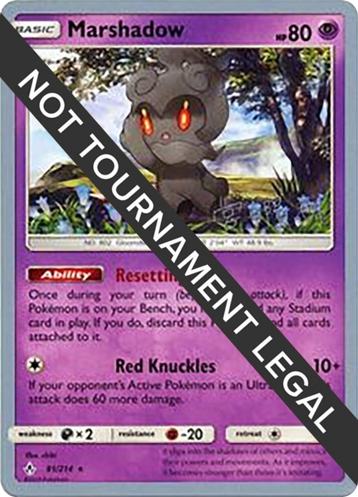 0081 Marshadow - 2019 (Haruki Miyamoto) Rare World Championship Decks