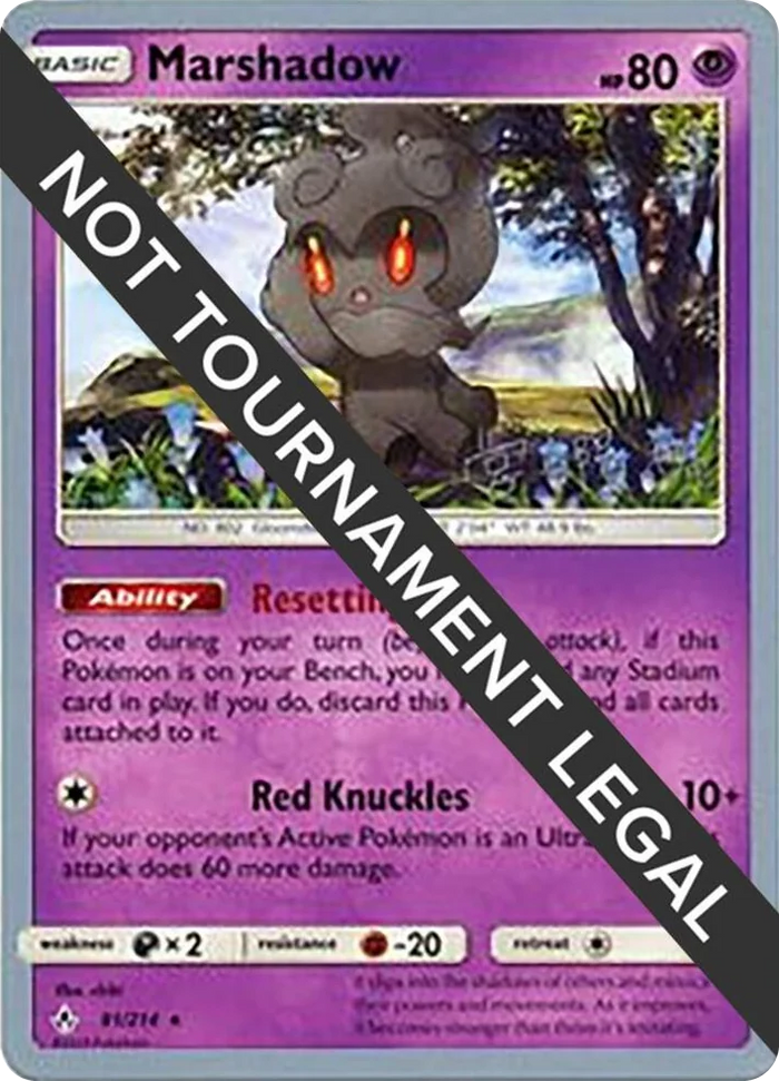 0081 Marshadow - 2019 (Haruki Miyamoto) Rare World Championship Decks