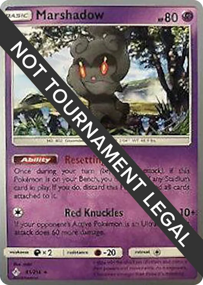 0081 Marshadow - 2019 (Henry Brand) Rare World Championship Decks
