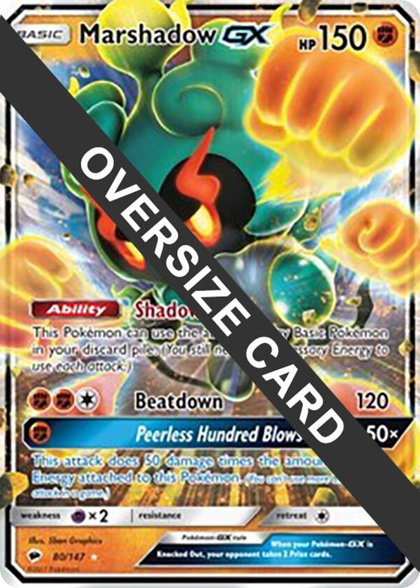 0080 Marshadow GX Promo Jumbo Cards