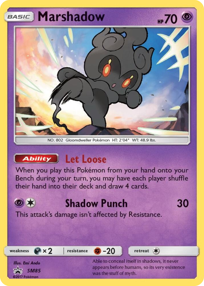 SM085 Marshadow - SM85 Promo SM Promos