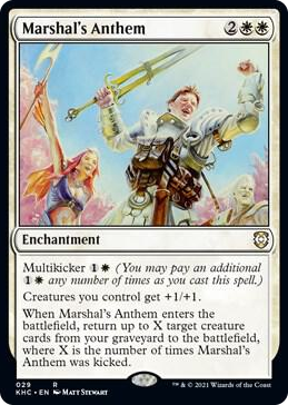 0029 Marshal's Anthem R Commander: Kaldheim