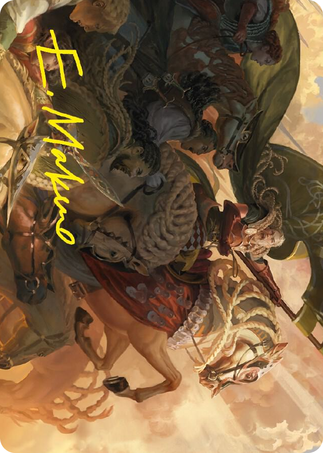 0068 Marshal's Anthem Art Card (Gold-Stamped Signature) S Art Series: Universes Beyond: The Lord of the Rings: Tales of Middle-earth