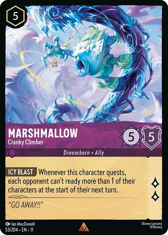 0053 Marshmallow - Cranky Climber Rare Winterspell