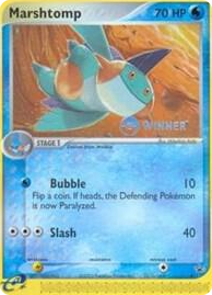 0011 Marshtomp - 011 (e-League) [Winner] Promo Nintendo Promos