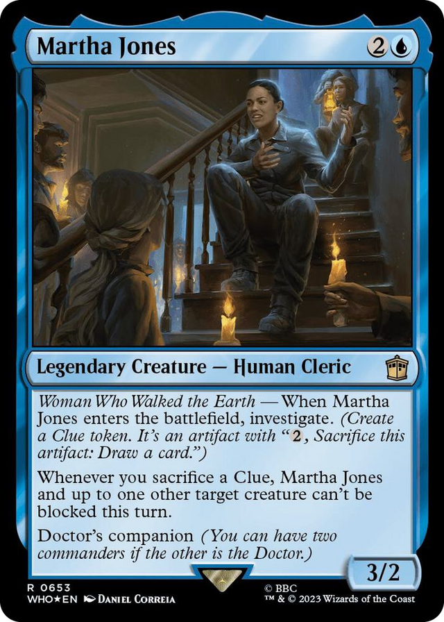 0653 Martha Jones (Surge Foil) R Universes Beyond: Doctor Who