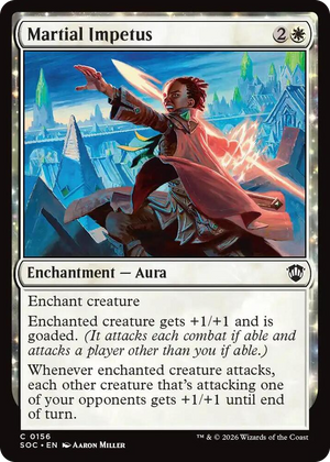 0156 Martial Impetus C Commander: Secrets of Strixhaven
