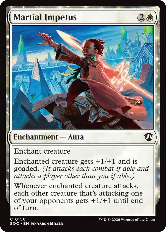 0156 Martial Impetus C Commander: Secrets of Strixhaven