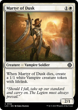 0132 Martyr of Dusk C Commander: The Lost Caverns of Ixalan