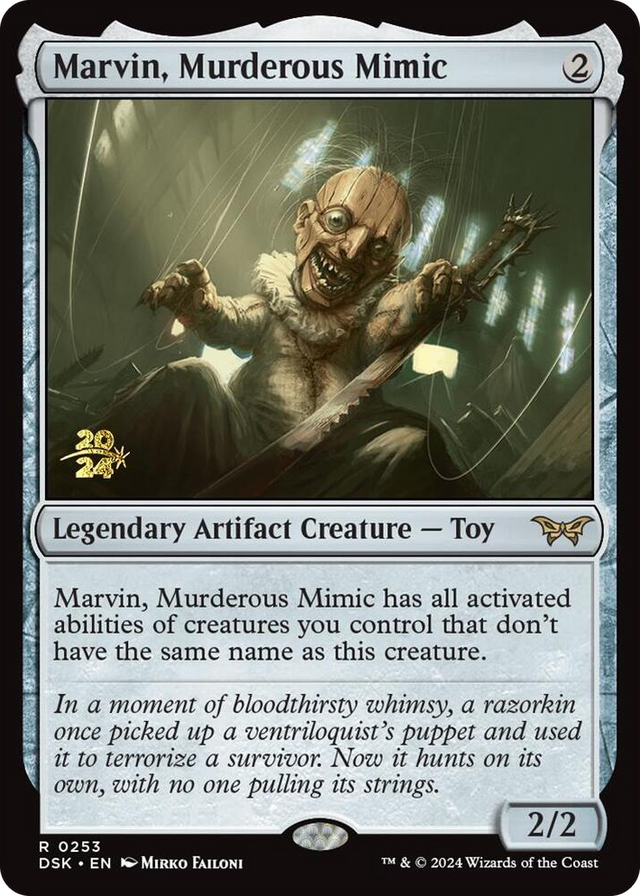 0253 Marvin, Murderous Mimic R Prerelease Cards