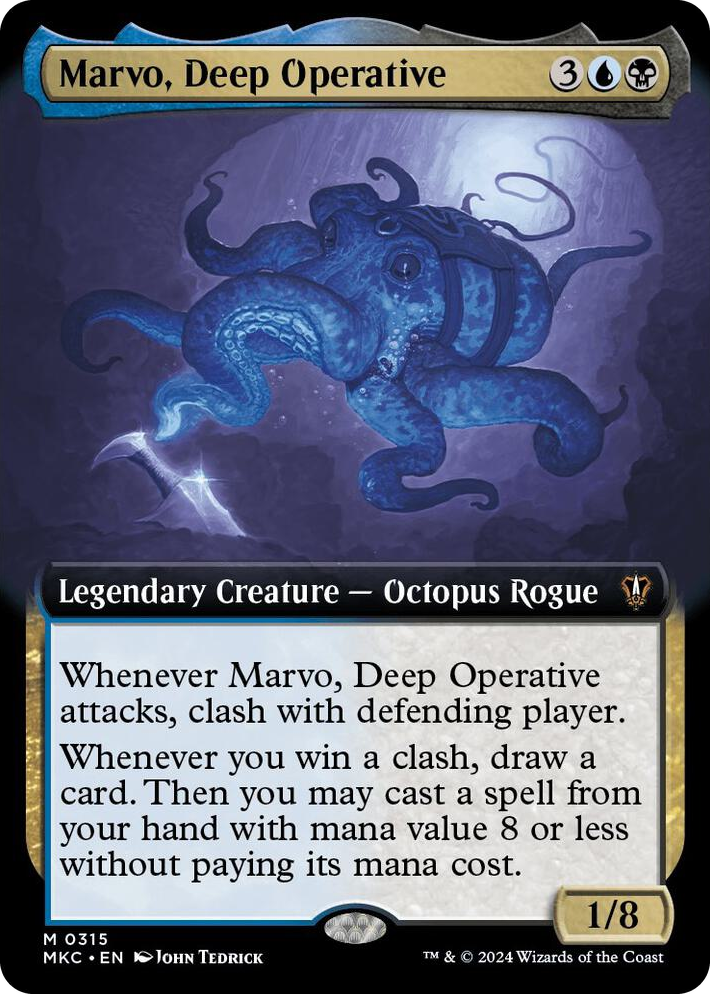 0315 Marvo, Deep Operative (Extended Art) M Commander: Murders at Karlov Manor