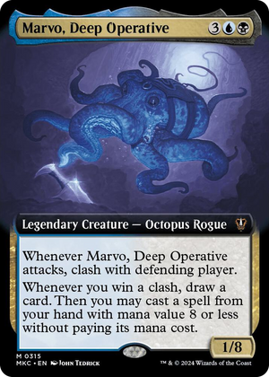 0315 Marvo, Deep Operative (Extended Art) M Commander: Murders at Karlov Manor
