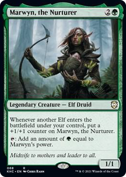 0068 Marwyn, the Nurturer R Commander: Kaldheim