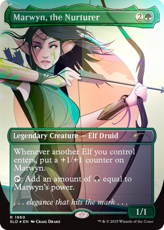 Marwyn, the Nurturer (Rainbow Foil) #1960 R - Secret Lair Drop Series Pokemon card