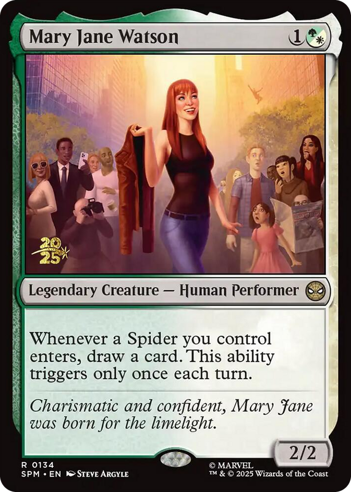 Mary Jane Watson #134 R - Prerelease Cards Pokemon card