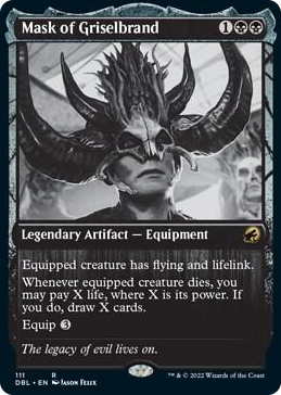 0111 Mask of Griselbrand R Innistrad: Double Feature