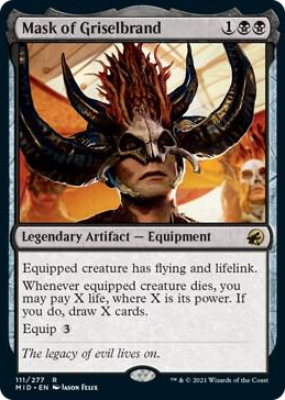 0111 Mask of Griselbrand R Innistrad: Midnight Hunt