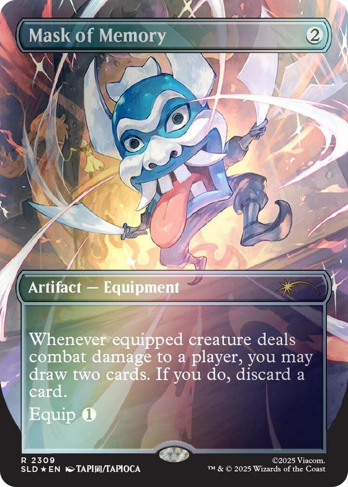 Mask of Memory (Rainbow Foil) #2309 R - Secret Lair Drop Series Pokemon card