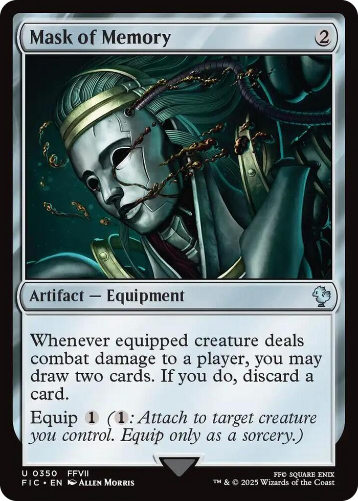 Mask of Memory (Surge Foil) #350 U - Commander: FINAL FANTASY Pokemon card