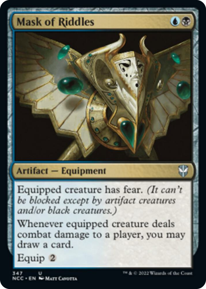 0347 Mask of Riddles U Commander: Streets of New Capenna