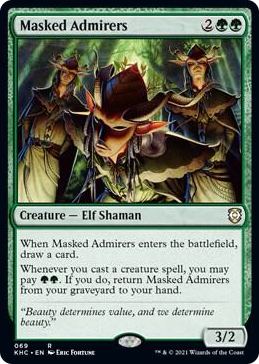 0069 Masked Admirers R Commander: Kaldheim