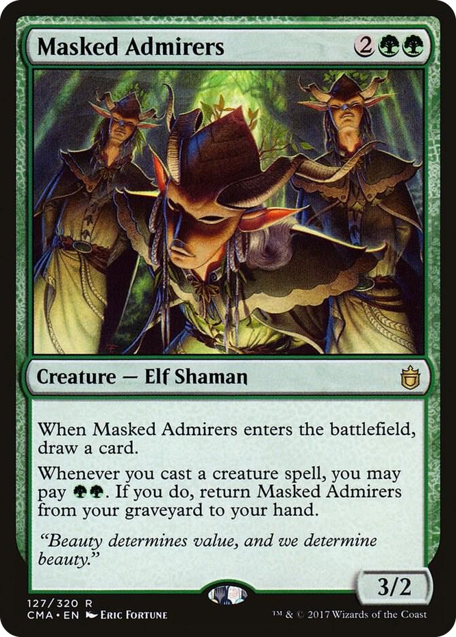 Masked Admirers #127 R - Commander Anthology Pokemon card