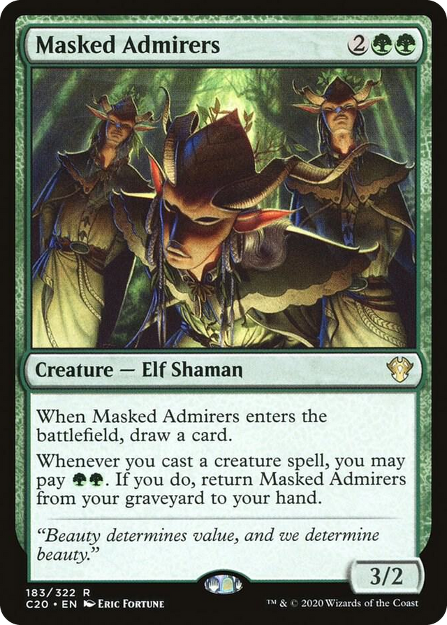 0183 Masked Admirers R Commander 2020