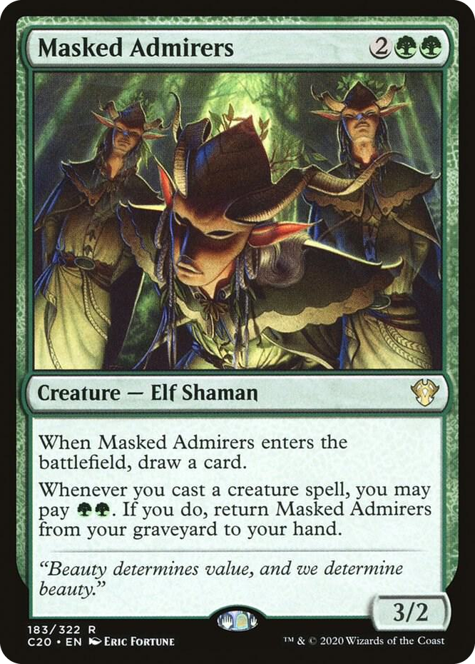 0183 Masked Admirers R Commander 2020