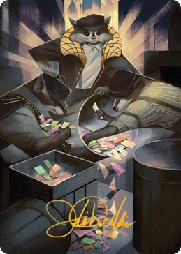 0069 Masked Bandits Art Card (Gold-Stamped Signature) S Art Series: Streets of New Capenna