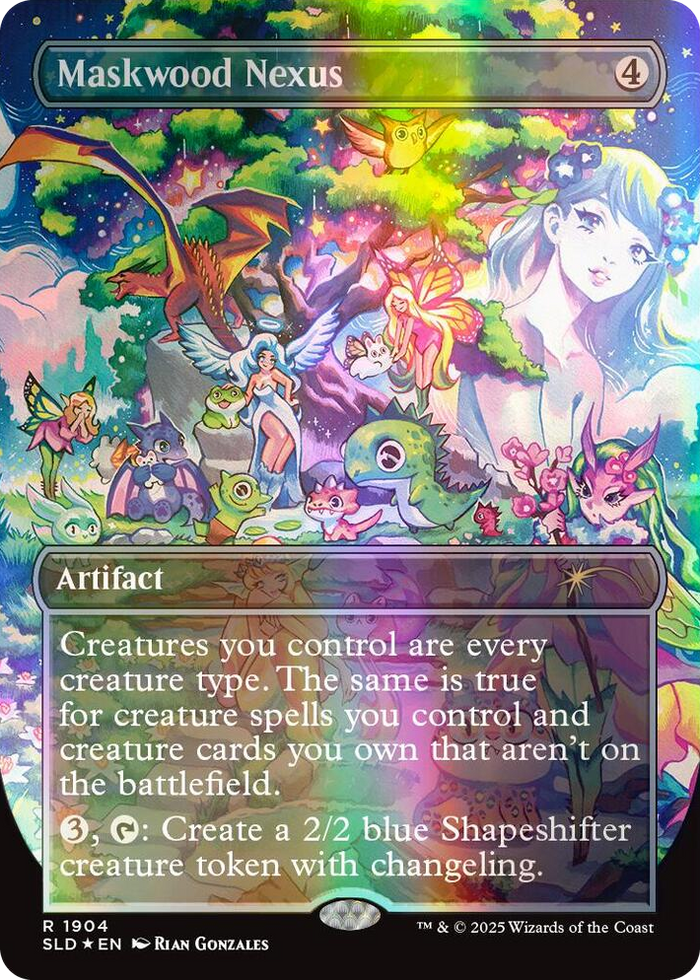 Maskwood Nexus (Double Rainbow Foil) #1904 R - Secret Lair Drop Series Pokemon card