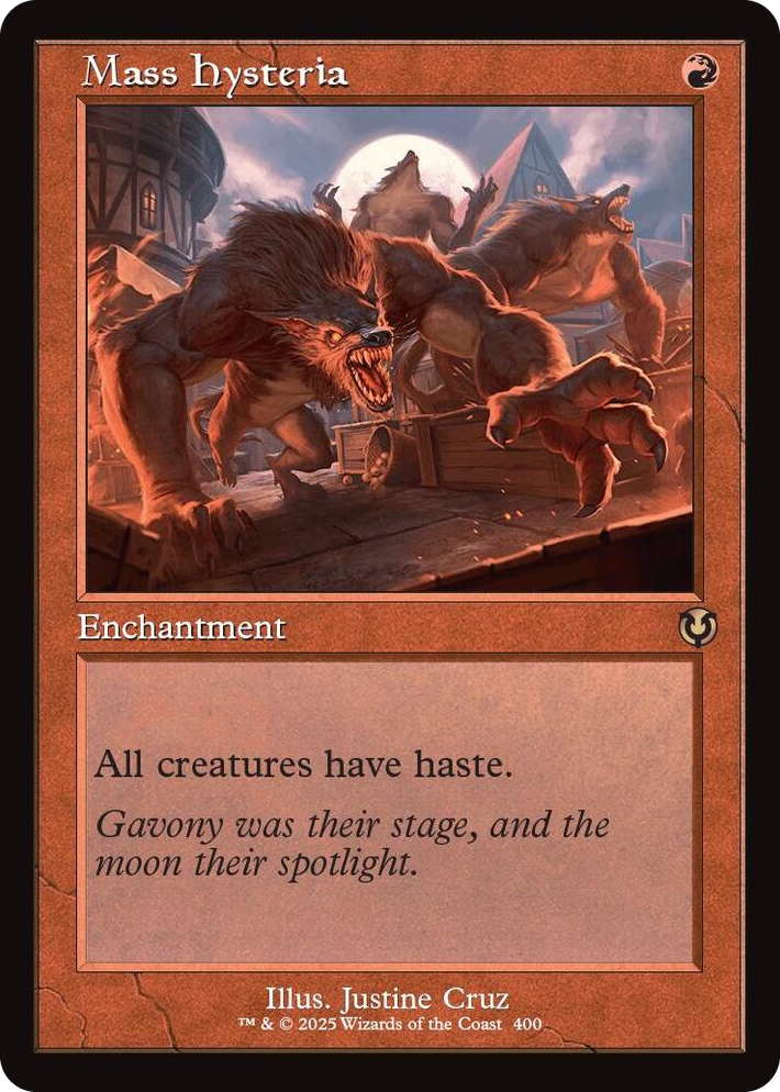 0400 Mass Hysteria (Retro Frame) R Innistrad Remastered