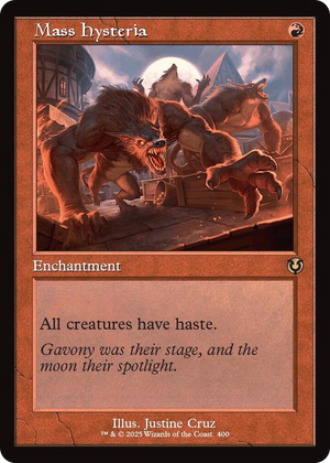 0400 Mass Hysteria (Retro Frame) R Innistrad Remastered