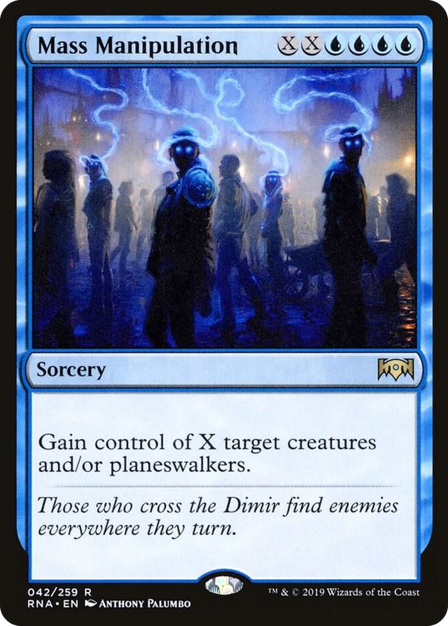 0042 Mass Manipulation R Ravnica Allegiance