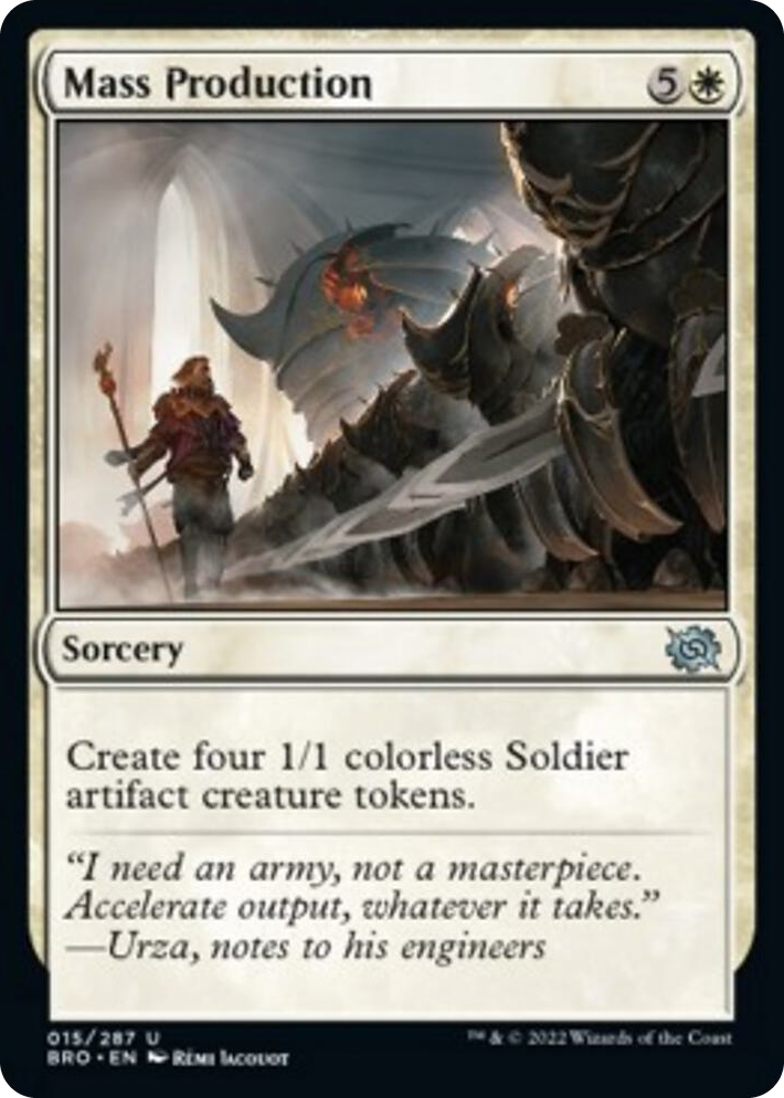 0015 Mass Production U The Brothers' War