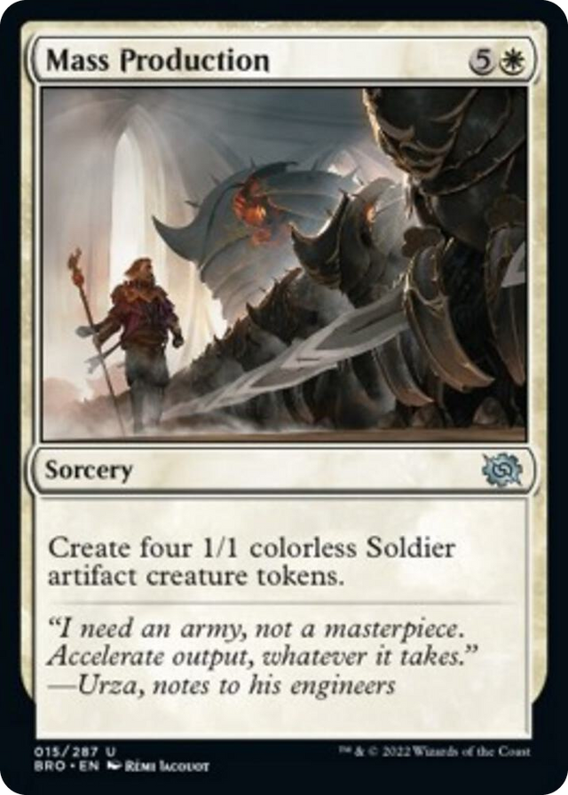 0015 Mass Production U The Brothers' War