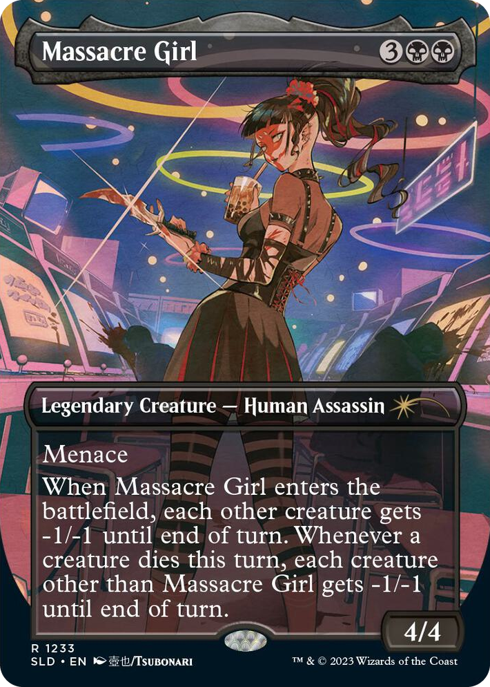 1233 Massacre Girl R Secret Lair Drop Series