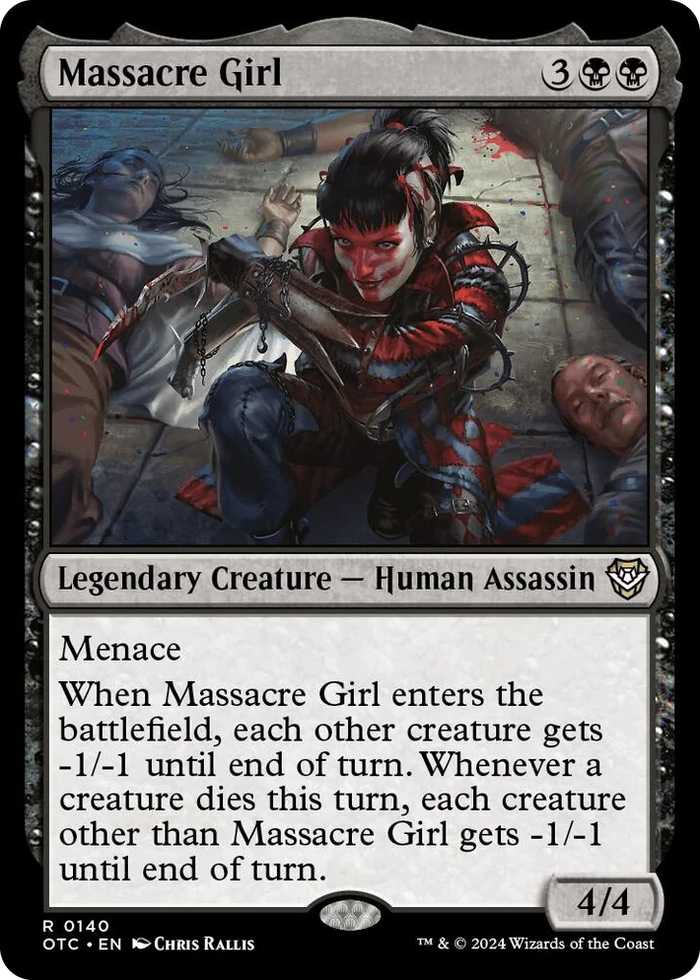 0140 Massacre Girl R Commander: Outlaws of Thunder Junction
