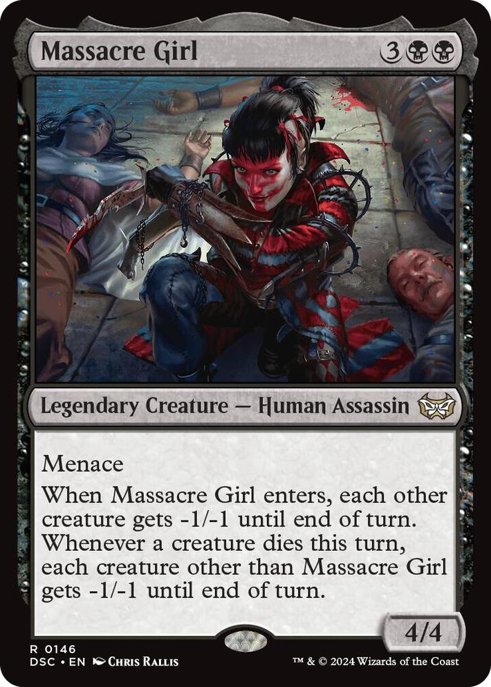 0146 Massacre Girl R Commander: Duskmourn: House of Horror