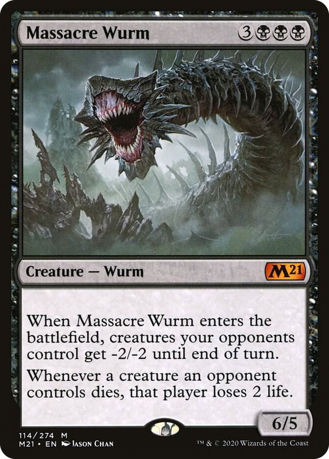 0114 Massacre Wurm M Core Set 2021